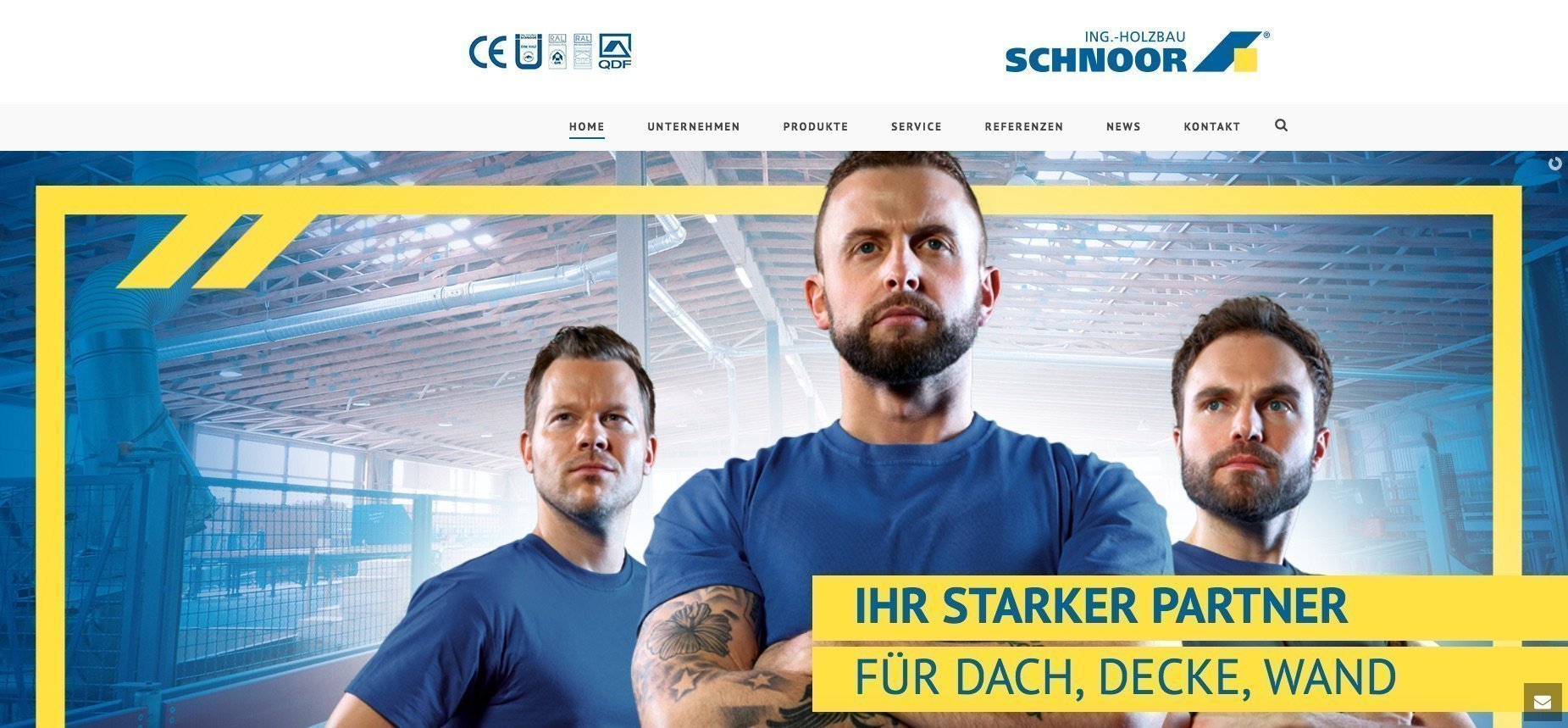 Willkommen auf der neuen Website von SCHNOOR
